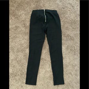 2 FOR $20 LOFT BLACK PONTE PANTS TROUSERS STRETCH CROP ANKLE 2